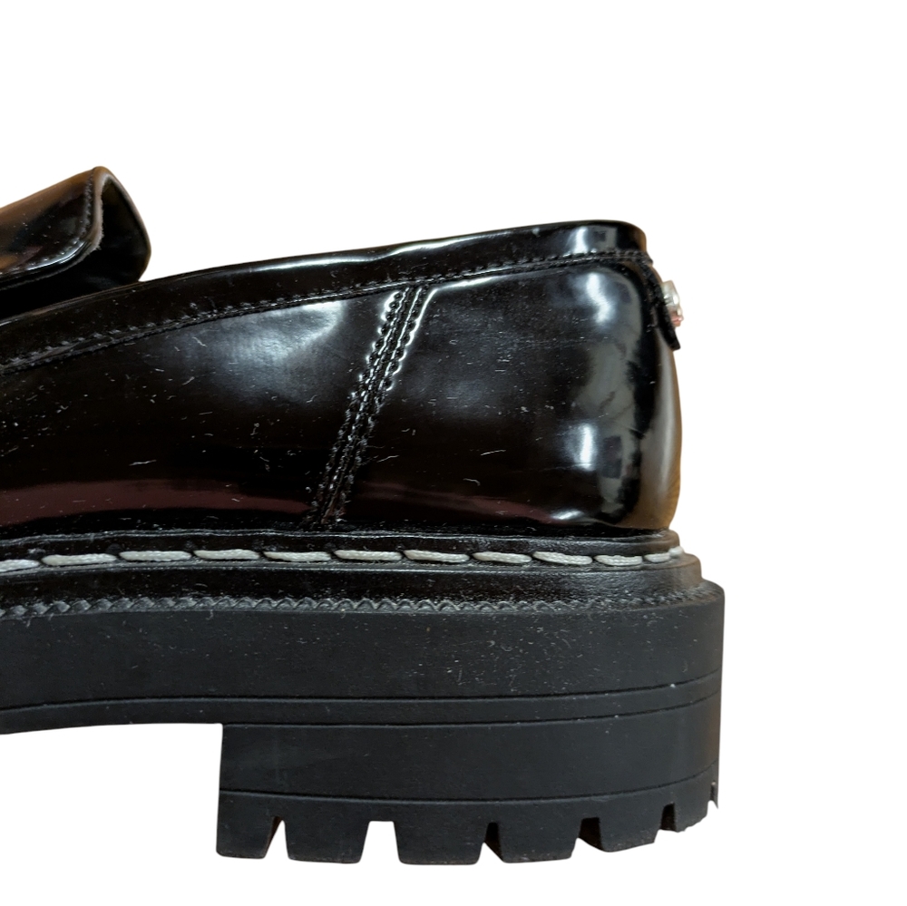 Circus by Sam Edelman Everly Lug Sole Patent Loafer Size 8.5 - Picture 7 of 12
